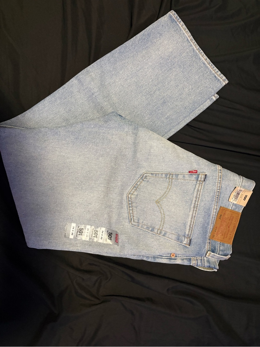 Levi's 501 Original Fit Men's Jeans - Light Blue 34x30